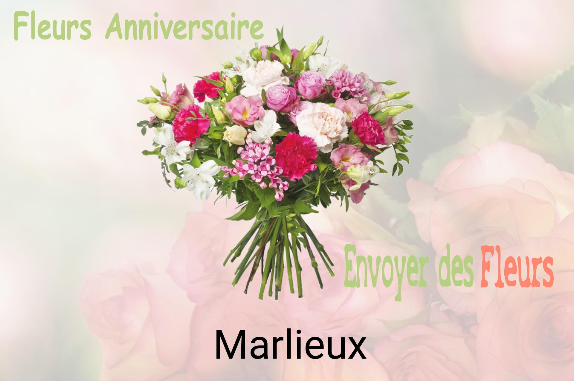 Bouquet de fleurs d’anniversaire livré à Marlieux